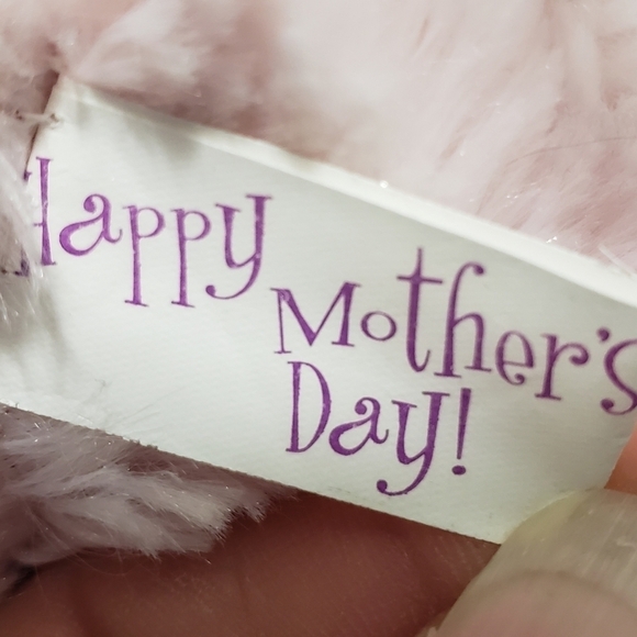 Pink Teddy Bear Plush Stuffed Animal World's Greatest Mom 12" Mother's Day - Picture 6 of 8